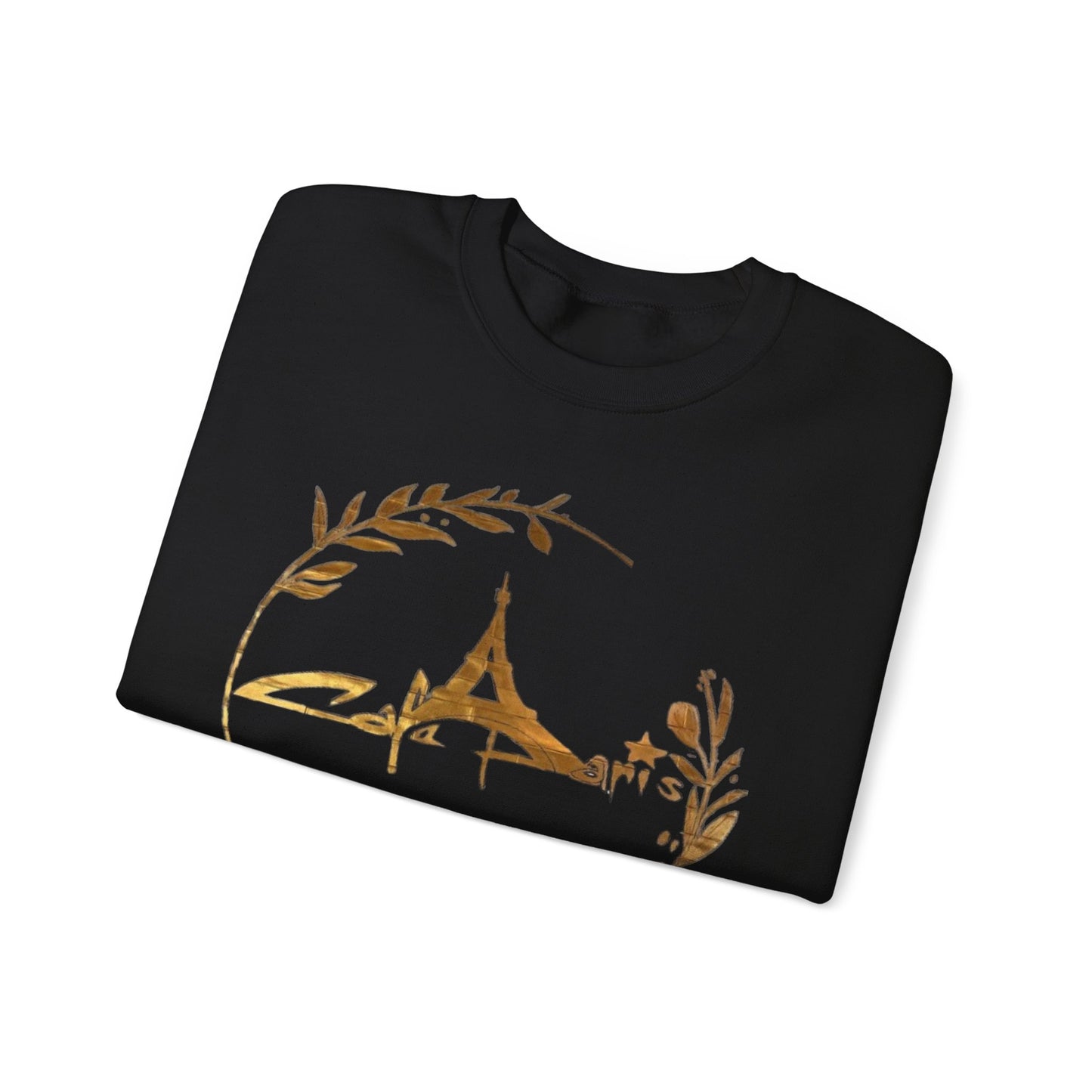 Cafe Paris Gold Motif Sweatshirt