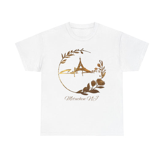 Gold Paris Cafe Tee