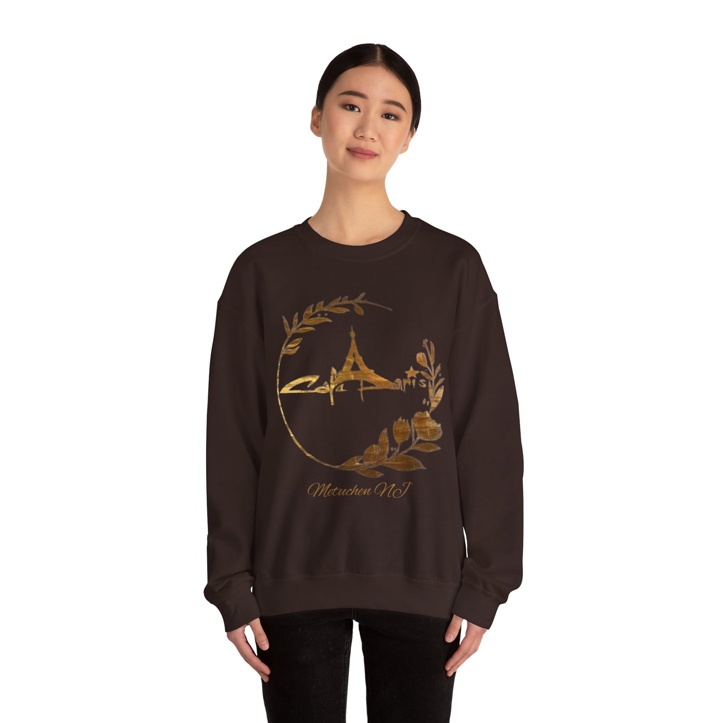 Cafe Paris Gold Motif Sweatshirt