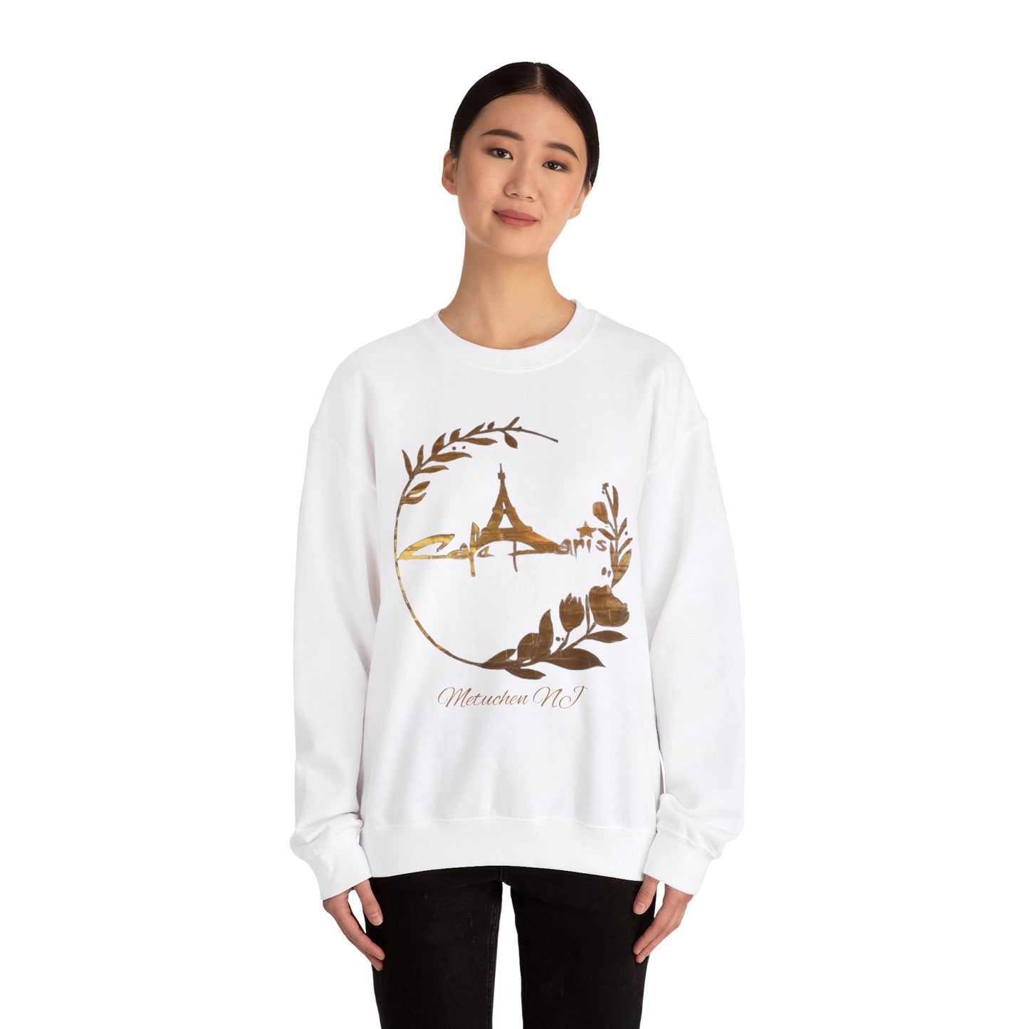 Cafe Paris Gold Motif Sweatshirt