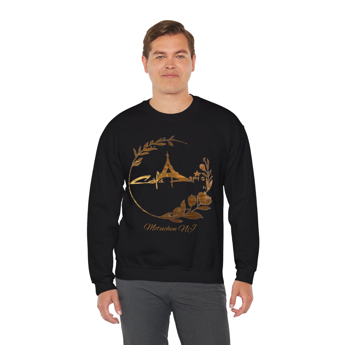 Cafe Paris Gold Motif Sweatshirt